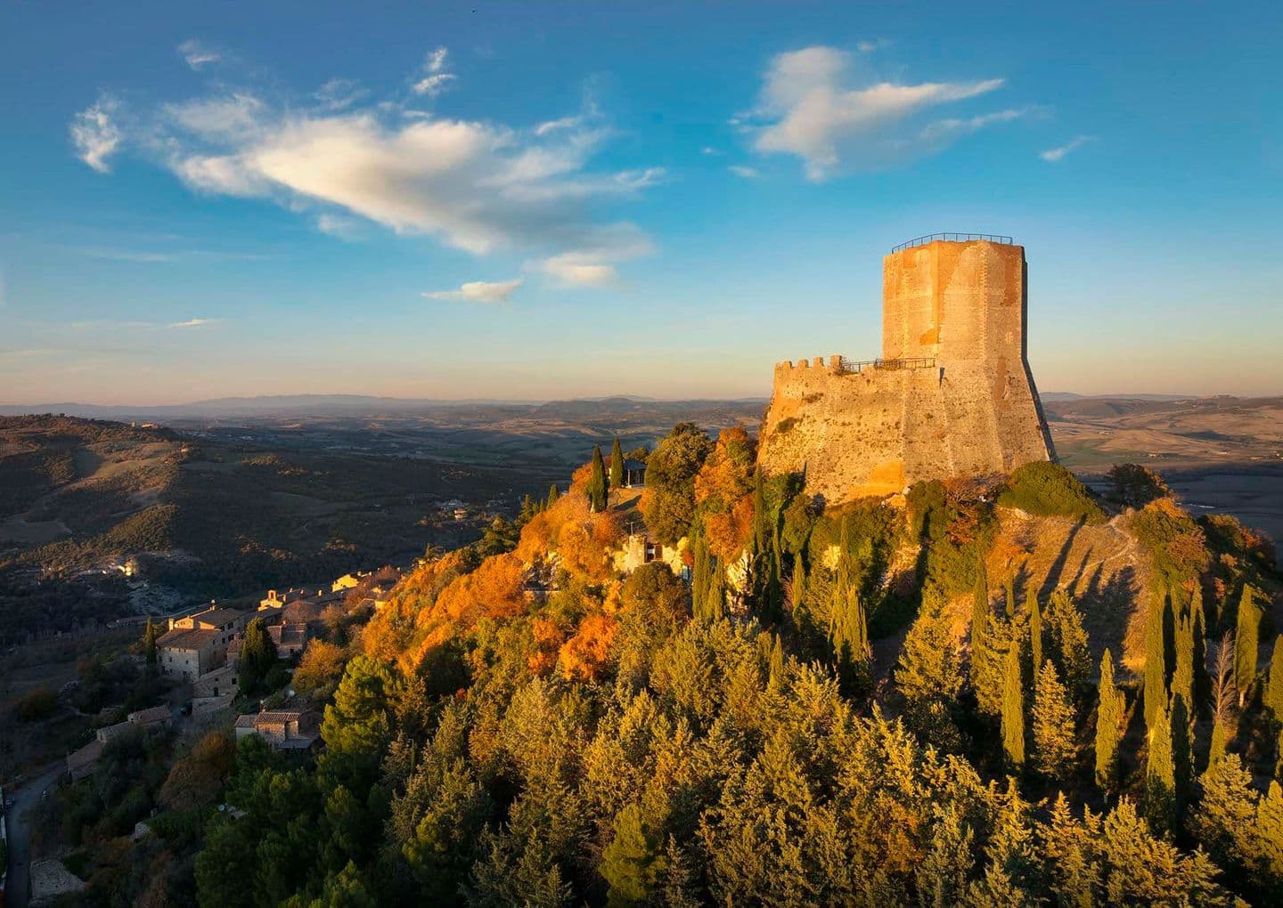 La Rocca di Tentennano a Castiglione d'Orcia